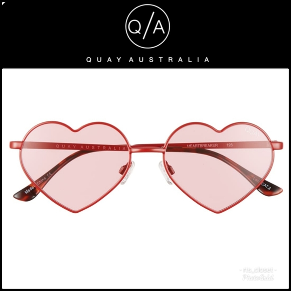 Quay Australia Accessories - 😍Quay Australia Heart Sunglasses
